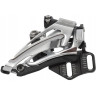 Переключатель передний SHIMANO DEORE, M4100-M, SIDE-SWING, на хомут 34,9(с адаптером 28,6/31,8), для 2x10 скоростей, угол:64- IFDM4100MX4