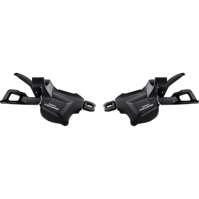 Шифтер SHIMANO DEORE, M6000-IR, правый, 10 скоростей, I-SPEC II, без индикатора, трос 2050 мм ISLM6000IRA