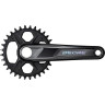 Система SHIMANO DEORE M6130-1, для 1x12 скоростей, 175мм, интегрированный вал, 32T без каретки, для CL:56,5мм EFCM61301EXA2